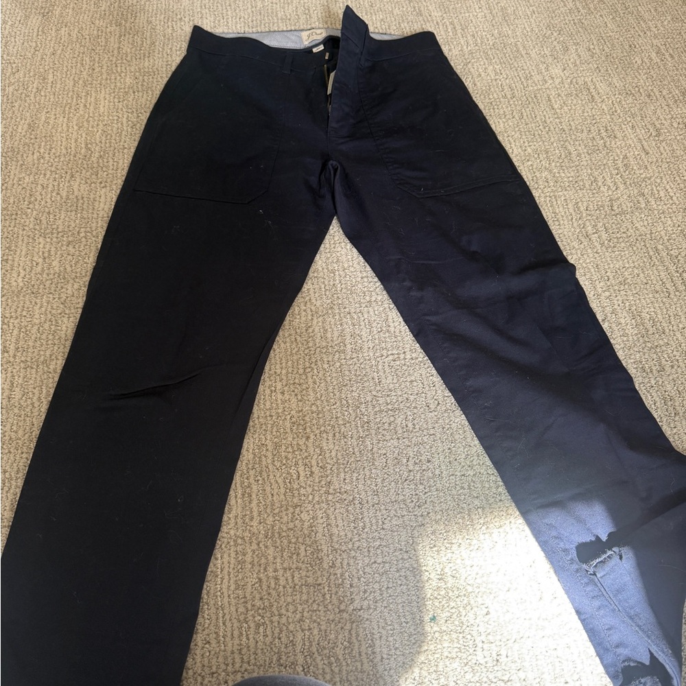 J. Crew black slim boyfriend Chino Pants